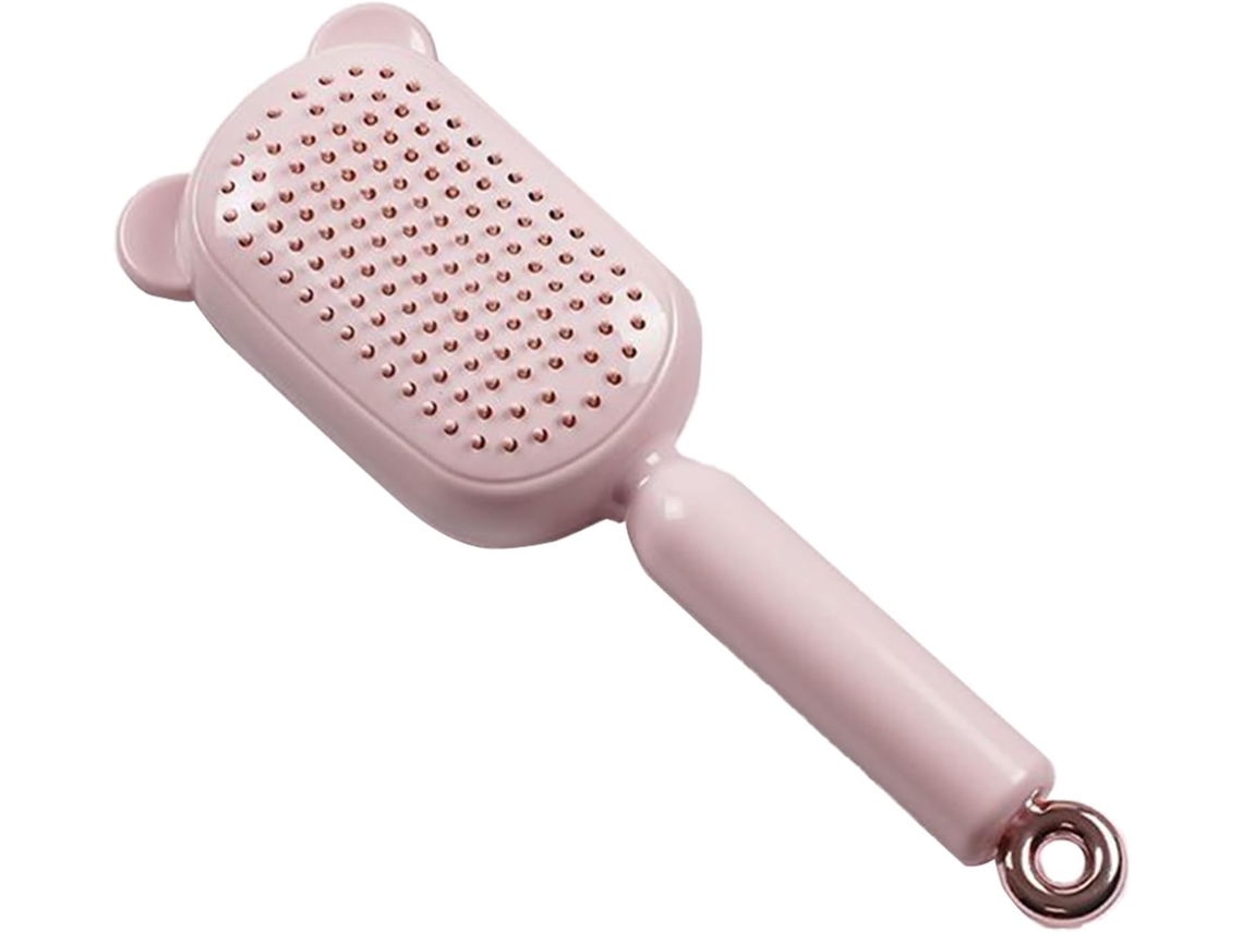 Escova De Cabelo Com Massagem No Couro Cabeludo – Pente Desembaraçador Para Cabelos Cacheados Cerdas Densas, Cabo Leve E