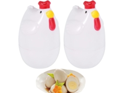 2 X Cozedor De Ovos Em Formato Galinha Para Micro, Ondas, Utensílios De Cozinha