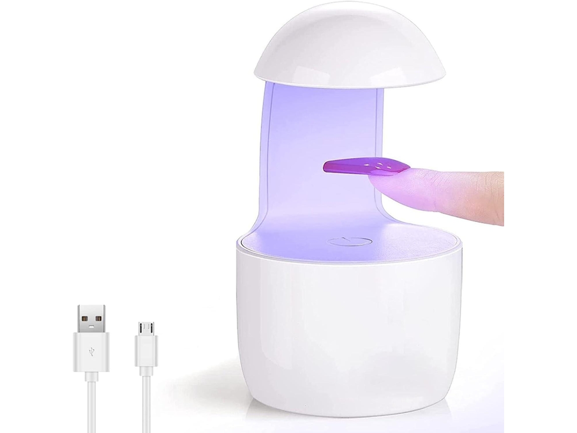 Lâmpada Uv Led Para Unhas Em Pu, 5 W, Usb Elysve