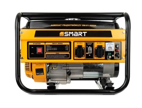 Sm 01 3600 Motor Gerador 2500 W 15 L Gasolina Amarelo Smart365