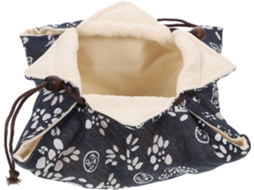 Bolsa de Tecido Portátil para Xícara Chá com Cordão, Decorativa, Protege o Conjunto, Fácil CHABERLU