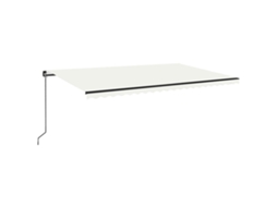 Toldo Retrátil Manual 500x350 Cm Cor Creme MAISON EXCLUSIVE