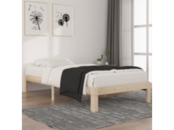 Vidaxl Estrutura De Cama 100x200 Cm Pinho Maciço