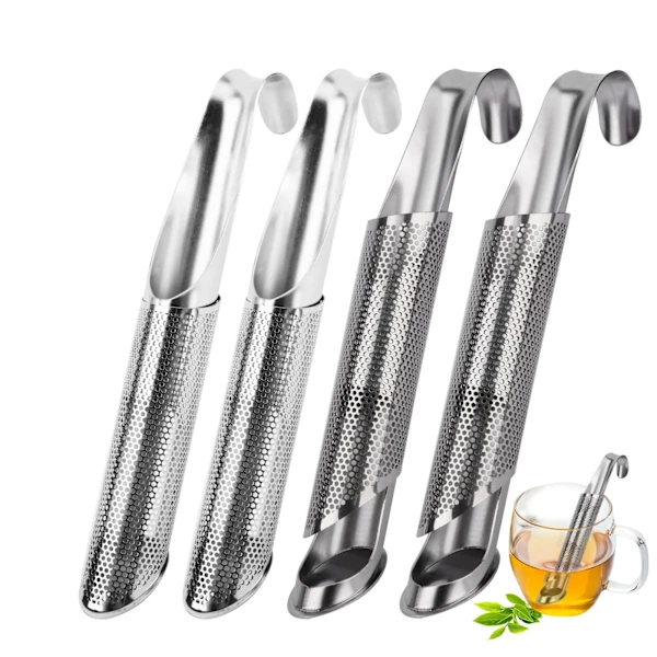 Conjunto De 4 Infusores De Chá Longos