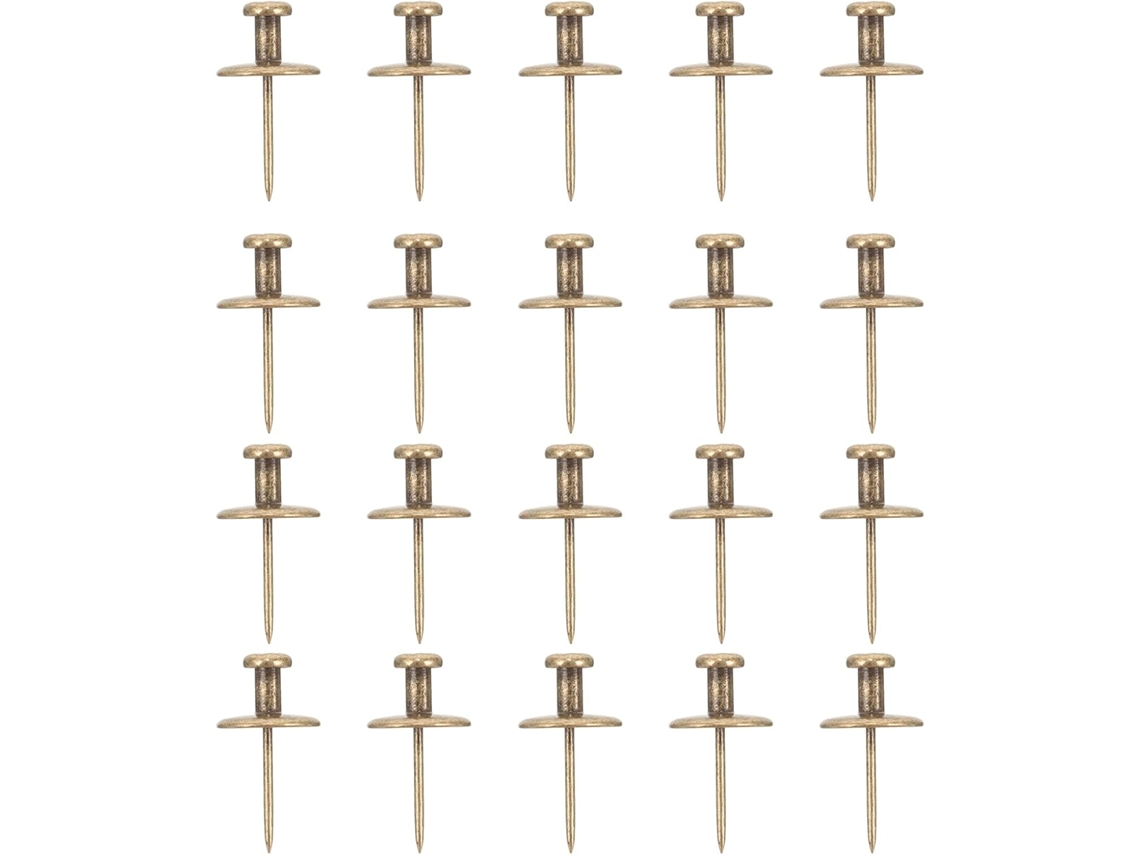 Yardwe Conjunto De 30-pregos Decorativos Em Formato Estrela Cinco Pontas Para Pendurar Chaves, Quadros, Zinco, Para Uso