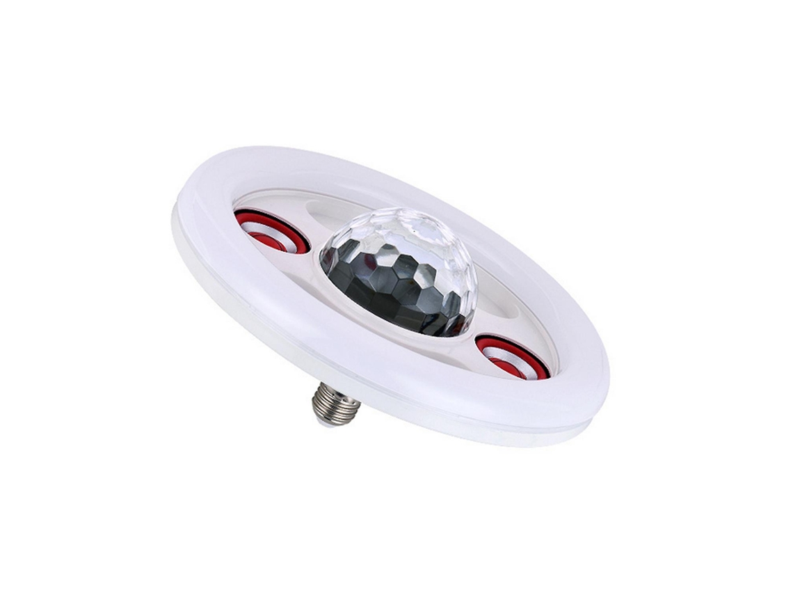 Lâmpada Led Neoglint Para Música Rgb Com Mudança De Cor, Alto Falante Bt, Lâmpada E27 Para Atmosfera Com Controle Remoto Yunzii