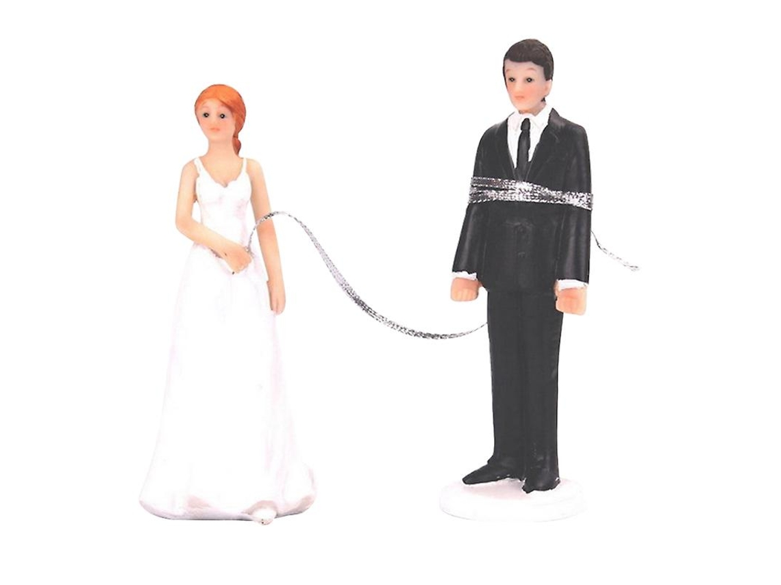 1pcs Estatueta De Bolo De Casamento