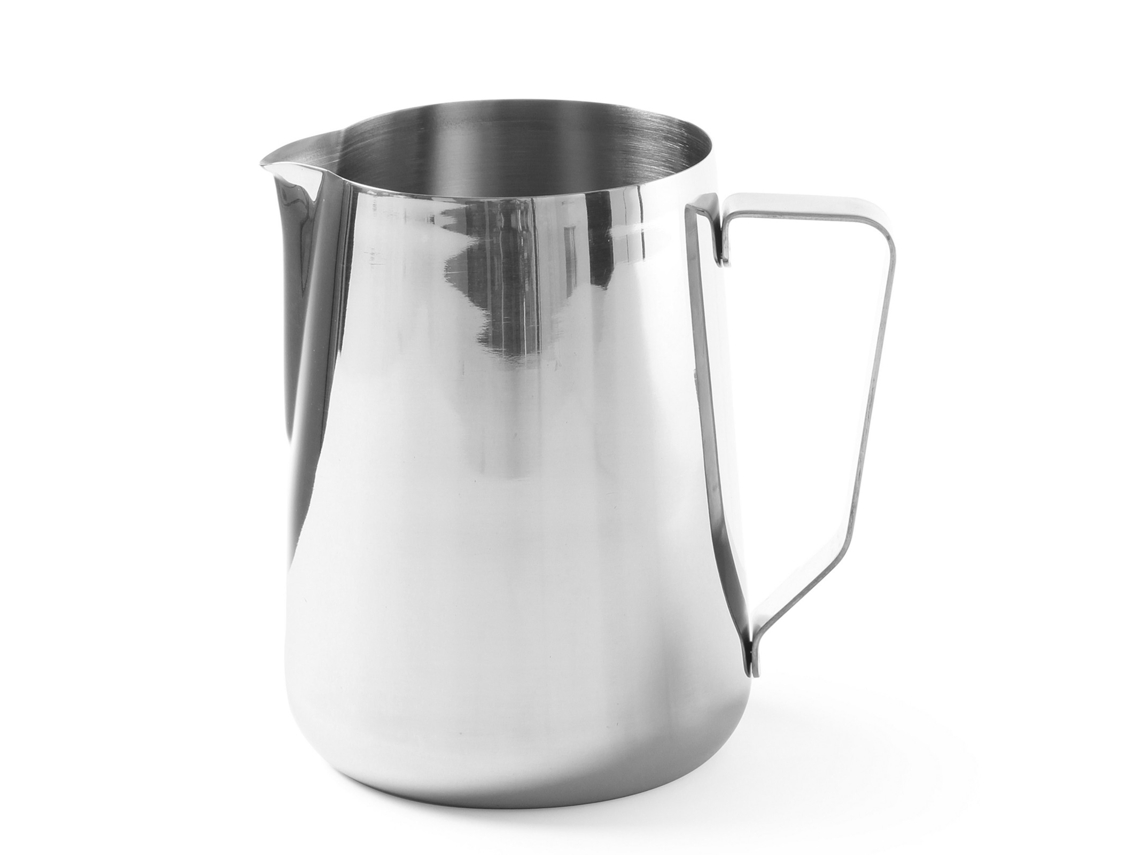 Dzbanek Kubek Stalowy do Spieniania Mleka do Kawy Cappuccino 0,35l HENDI 451502