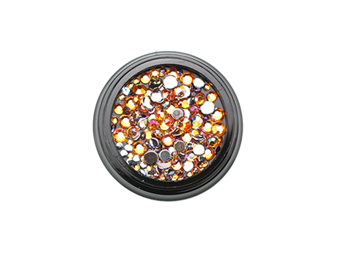 Adorno De Unhas Com Strass Ab De Acrílico Glitter - 24 Ferramenta De Manicure Paillettes 3d