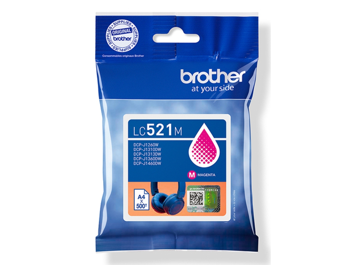 Tinteiro BROTHER LC521M Magenta