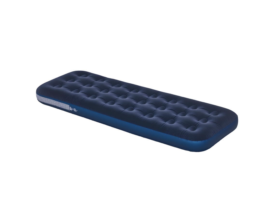 Colchão Inflável Solteiro com Bomba Manual, 73x191x22 Cm, azul BTFORUS