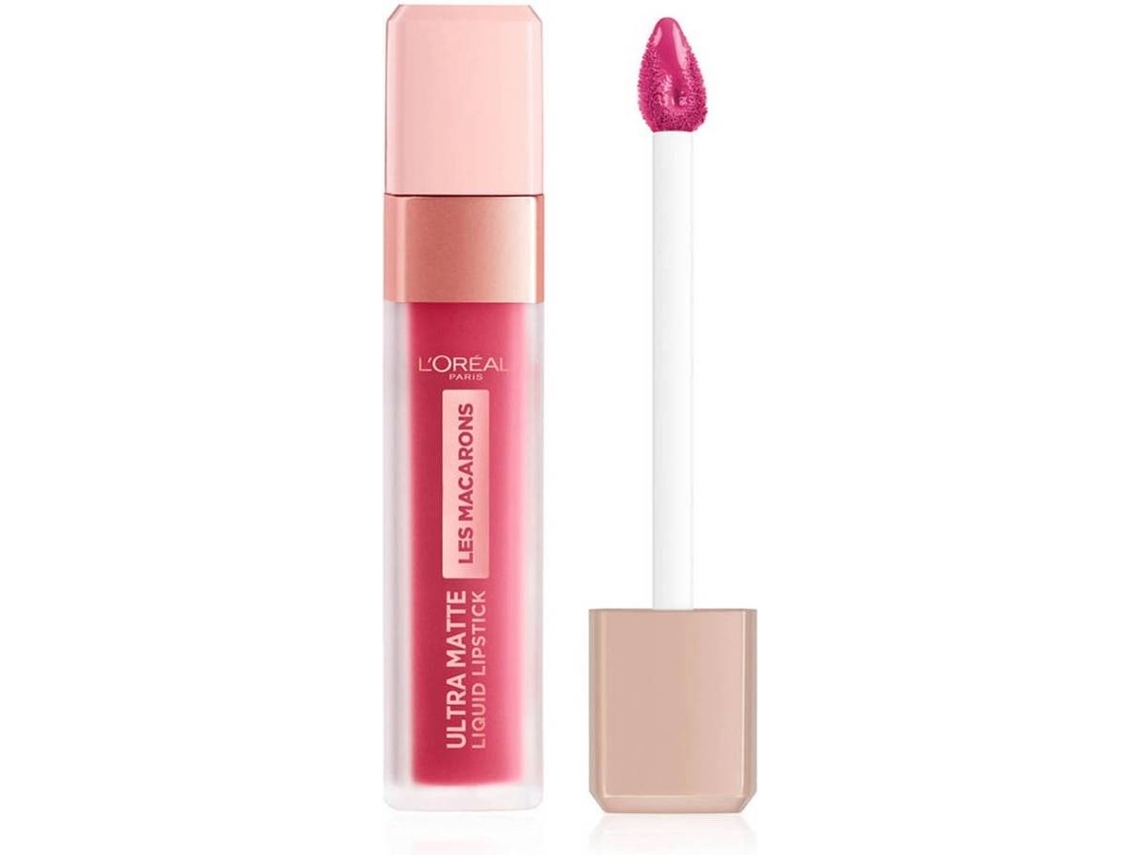 Batom L'OREAL Macaroons Les Matte Ultra Liquid Lipstick 820 Praline Paris