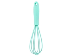 Batidor de Ovos de Aço Inoxidável Resistente Ao Calor com Cabo Ergonômico e Buraco para Pendurar Ferramenta de Cozinha Qinhai Cian