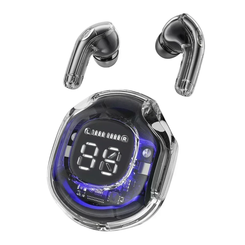 Fones De Ouvido Sem Fio Tws Com Cancelamento De Ruído (preto Brilhante)