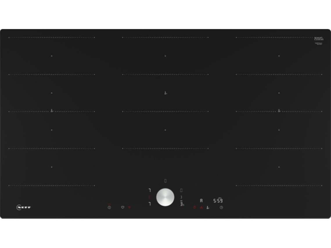 NEFF T69Ptx4L0 Placa Preto Embutido 90 Cm Placa com Zona de Indução 5 Zonas