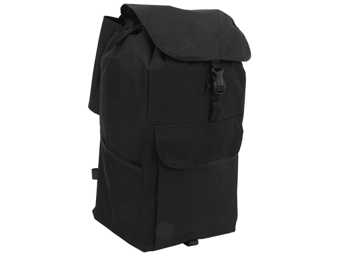 Bolsa Dobrável Para Carrinho De Compras, Conjunto Com 1 Unidade, Em Tecido Oxford Impermeável, Com Bolsos Laterais E Frontais. Ideal Para Guardar