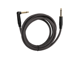 Cabo de guitarra elétrica OFC de 6,35 mm e 3 m com conector dourado para amplificadores | S/MARCA