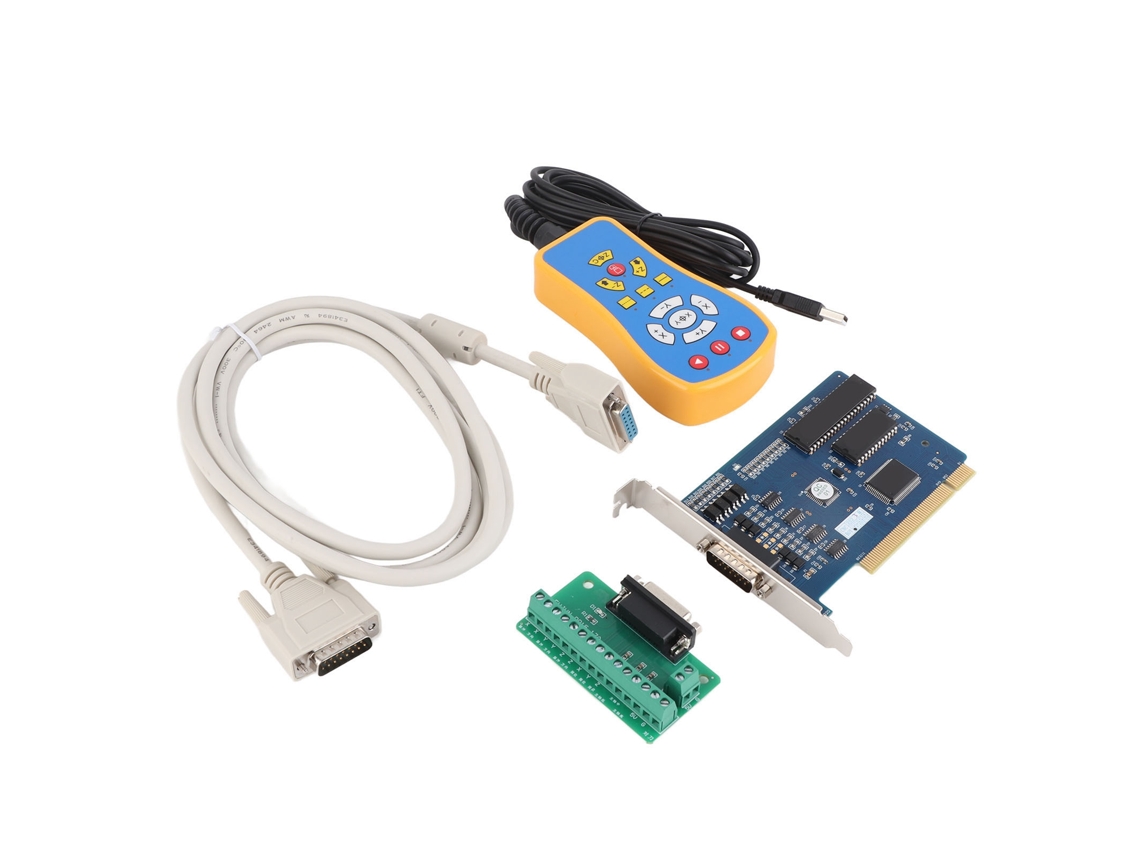 Cartão de Controle Três Eixos Pci com Volante Usb