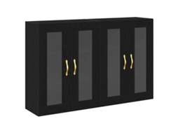 Armários de parede Carvalho Preto, 2 peças, 69,5 x 34 x 90 cm, EXCLUSIVO DA MAISON