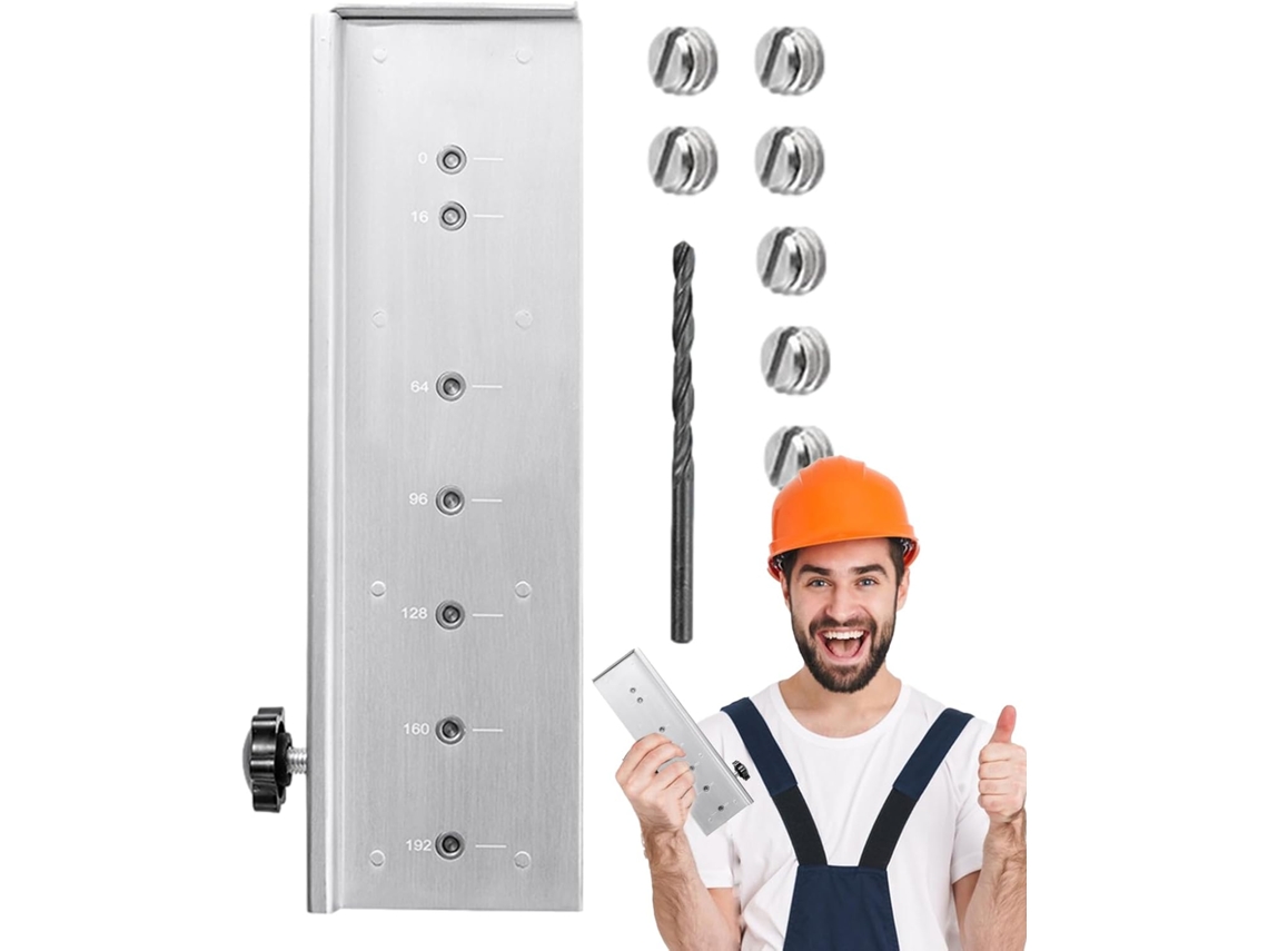 Guia Perfuração para Furos Retos,, Alumínio, Metal CHABERLU