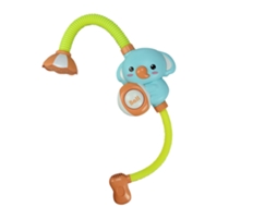 Mali chuveirinha Infantil Elétrico com Personagem Desenho Animado para Banho Verde Claro
