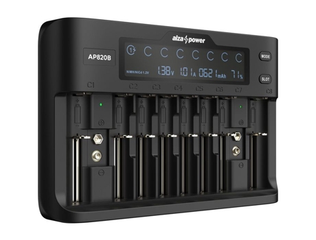 Carregador De Bateria Ap820b Alzapower