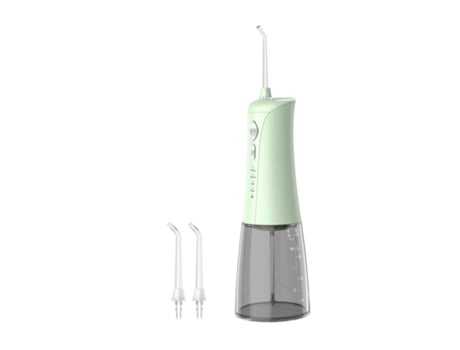 Irrigador oral elétrico portátil de 4 modos, de longa duração e limpeza profunda, 335 ml, Baykar Green