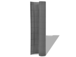 Cerca de Jardim Dupla Face Pvc 150x500 Cm Cinzento MAISON EXCLUSIVE