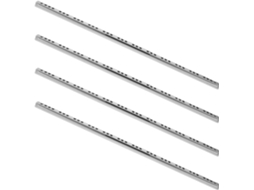 Corrediças Para Gavetas Alipis Com Amortecimento E Fechamento Suave, 4 Pares, Trilhos De Aço Com Rolamentos Esferas 16 Polegadas