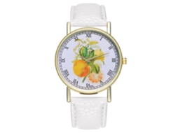 Relógio de Pulso Feminino Zhoulianfa com Pulseira de Couro Pu e Movimento de Quartzo