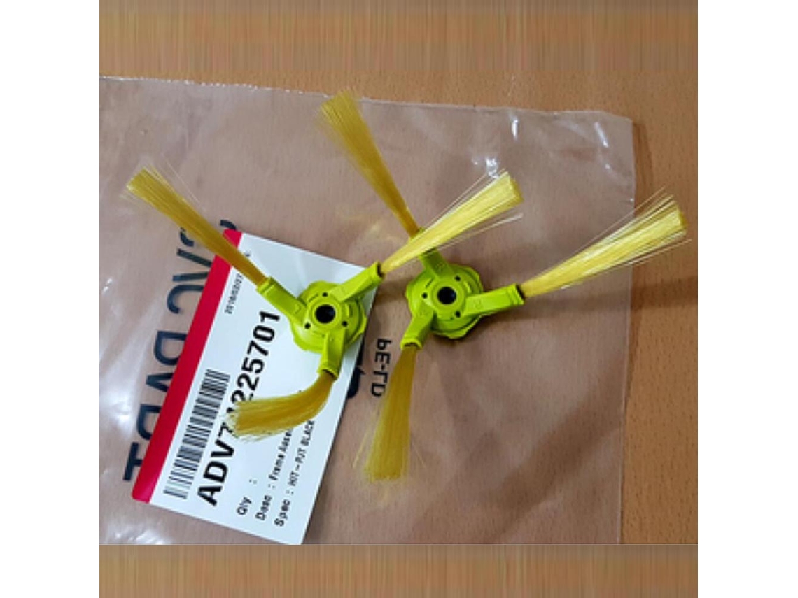 2 peças escova lateral para lg hom bot vr6270lvm vr65710 vr6260lvm vr6370lvm vr6281lvm vr6377lvm série robô limpadores