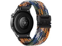 Pulseira Esportiva de Nylon Trançado Com Fivela Paraquedas Para Huawei Gt5 E Samsung Watch7, Camuflagem Multicolor
