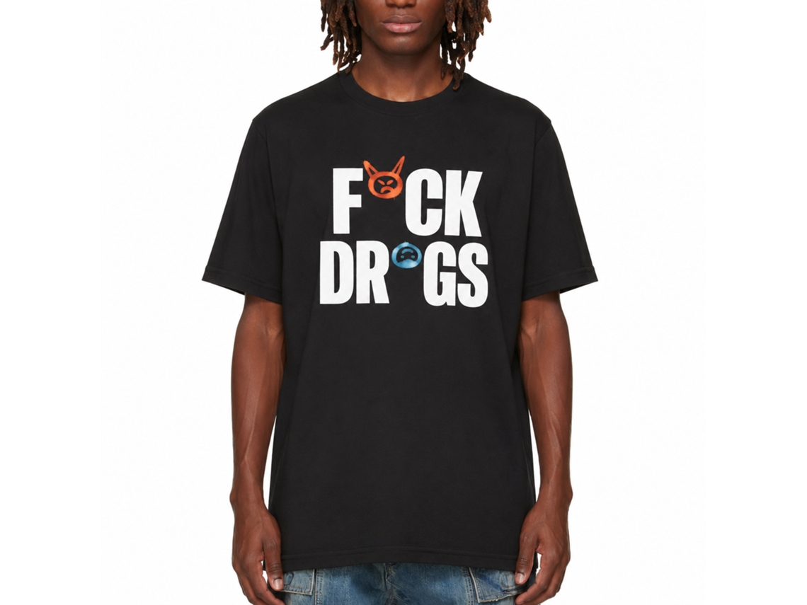 Maglia Glocky F*ck Dr*gs Tour Album Merch T-shirts Tees Size:xxxl