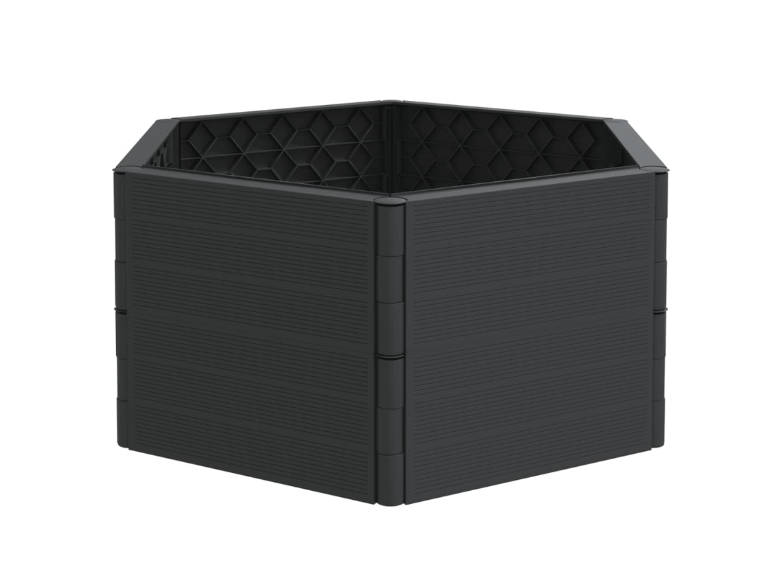 Garden Planter, Garden Planters Vidaxl Antracite Polipropileno (n/a)