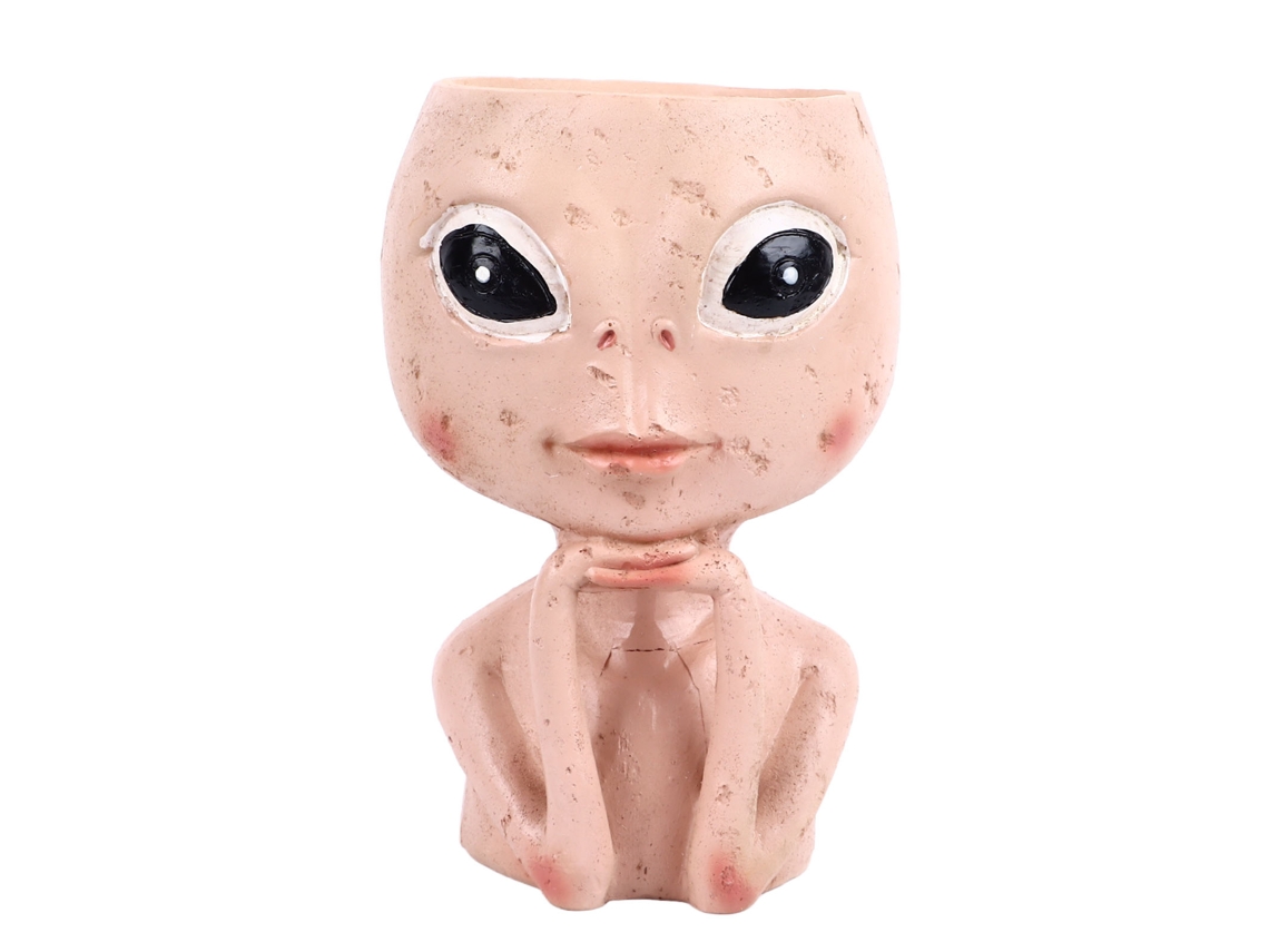 Vaso De Succulenta Alien Com Buraco De Drenagem Decoração