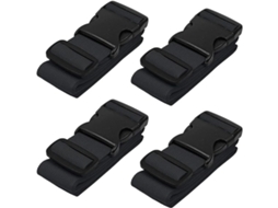 Pacote Com 4 Alças Para Malas, Correias Para Malas, Acessórios Para Viagem, Multiuso Aquaforge