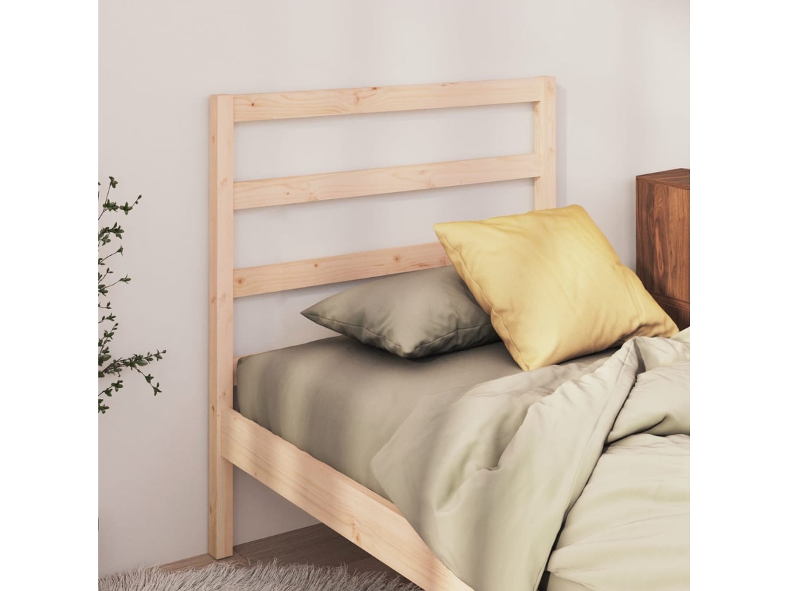 Vidaxl Cabeceira De Cama 95x4x100 Cm Pinho Maciço