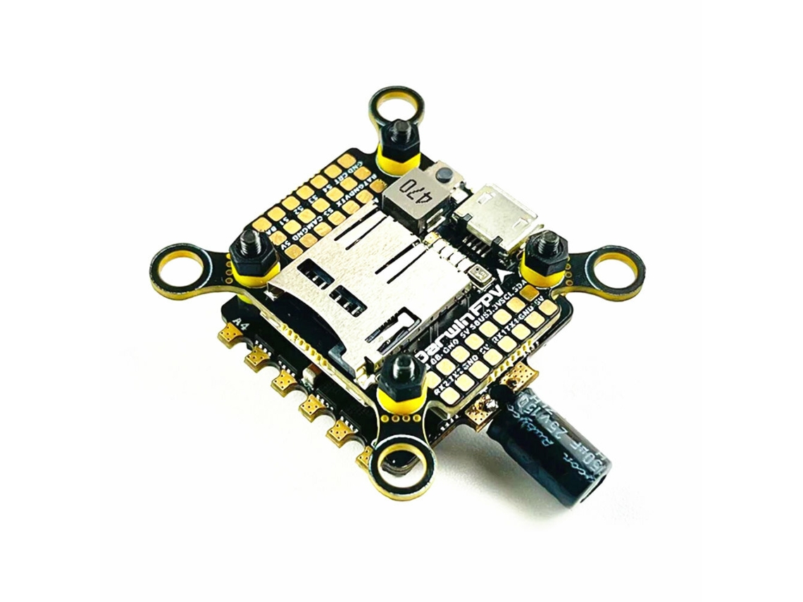 Controlador de Voo Fcesc20x20mm Darwinfpv F411 F4 Osd Bec 5v Esc 4in1 30a para Pilha 3 4s Drones de Corrida Fpv Cineape 25 Babyape Ii MDUG