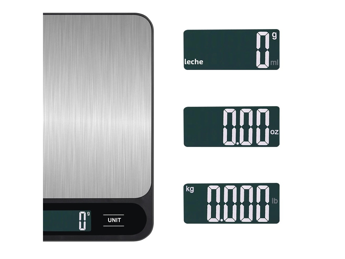 Balança de Alimentos MDUG, Aço Inoxidável, 10 Kg/1 G