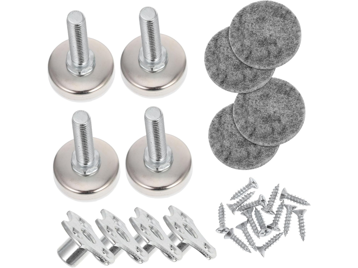 Vaguelly 1-conjunto De Niveladores Móveis Ajustáveis Com Parafusos Para Mesas, Armários E Sofás Ajustadores De Altura