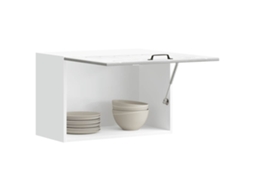 Vidaxl Armário De Parede Da Cozinha Lucca Madeira Cinzento Cimento