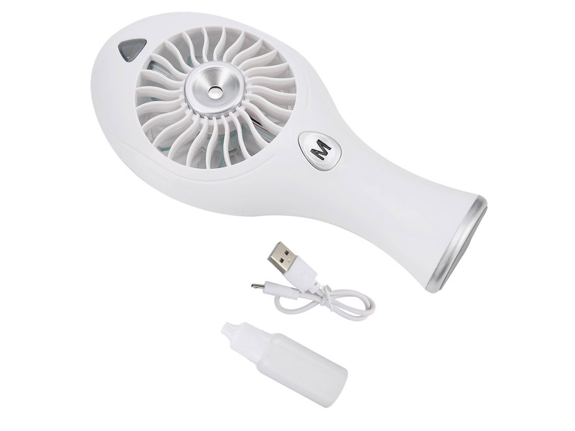 Ventilador De Mão Laxiscreed Com Sistema De Névoa Para Refrescar-se Facilmente Em Dias Quentes