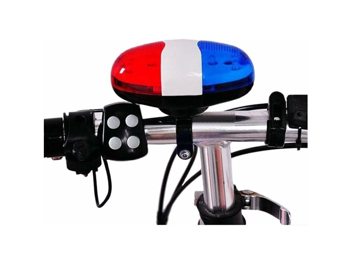 Campainha de Bicicleta, 6 Leds, Acessório de Segurança para Mtb, Estrada, Scooter e Uso Infantil Ou Adulto AQUAFORGE