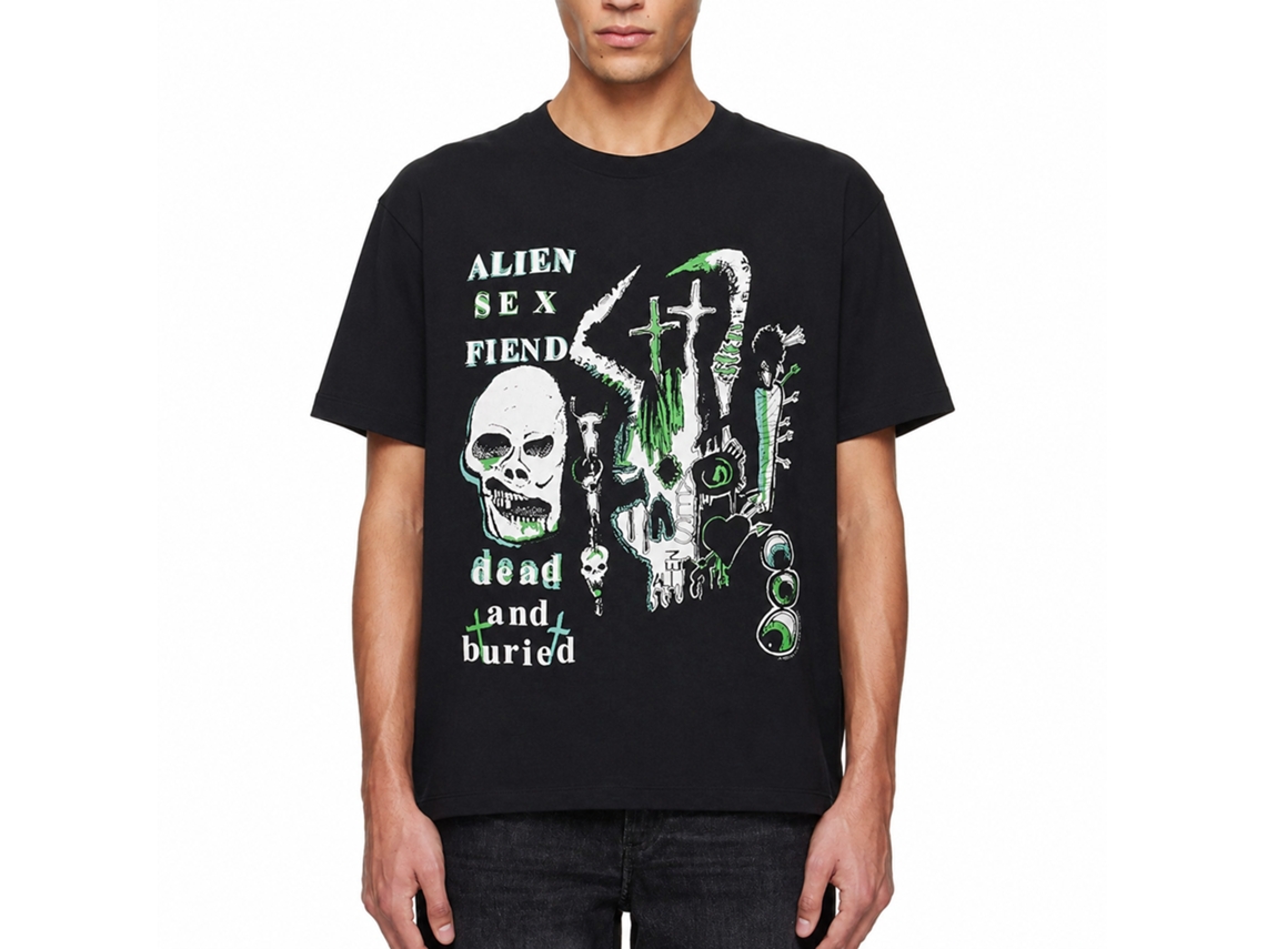 Alien Sex Fiend Dead And Buried T-shirt Unisex Adults Size:xxl