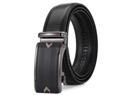 Cinto Masculino da Duas Litters da Liga Automática com Fivela Automatic Fashion Masculino Cinto Casual Preto XLT