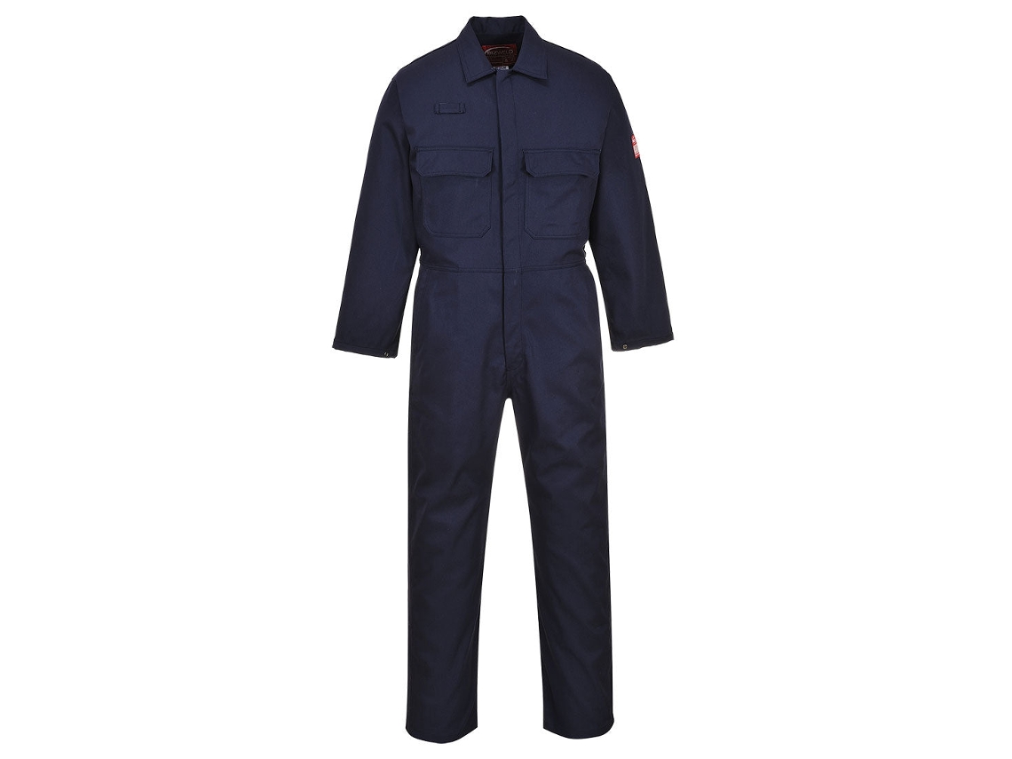 Macacão Bizweld Resistente A Chamas - Proteção Ideal Para Soldadores Azul Marinho / 5xl