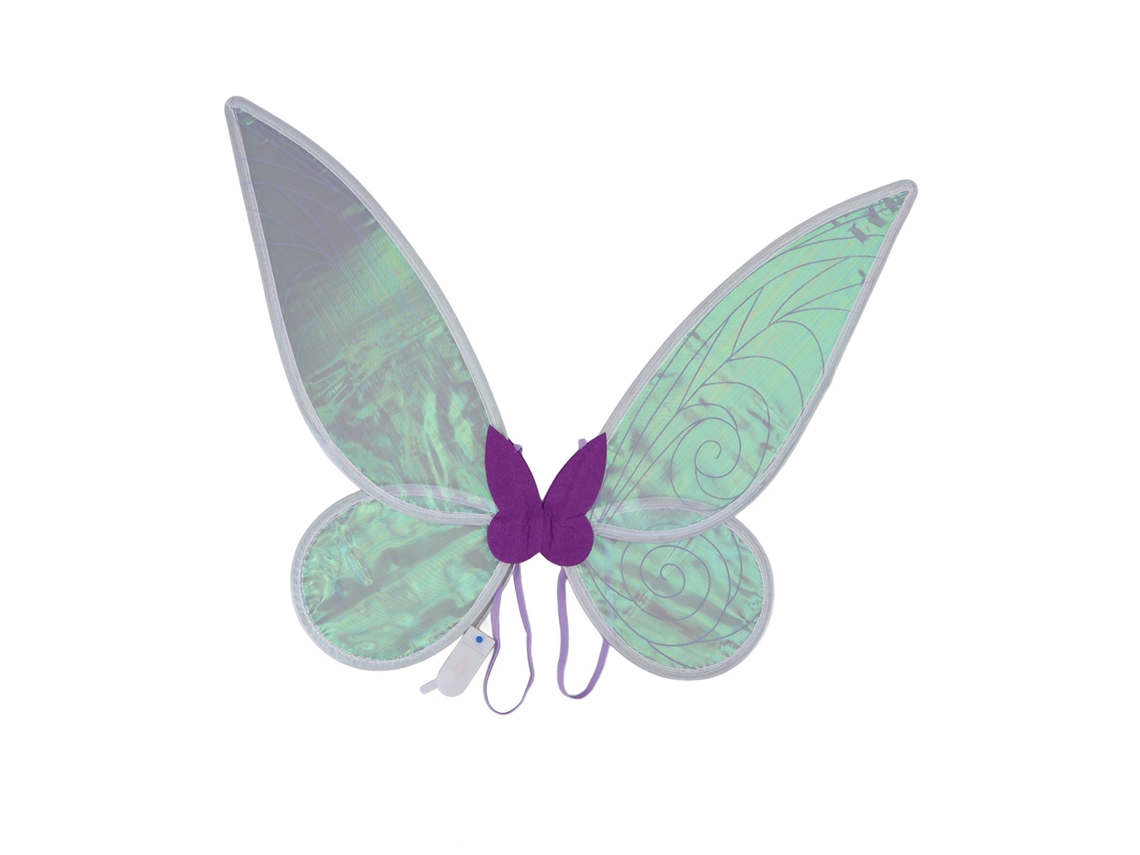 Asas de Borboleta com Luz Colorida, Fantasia de Festa LAXISCREED