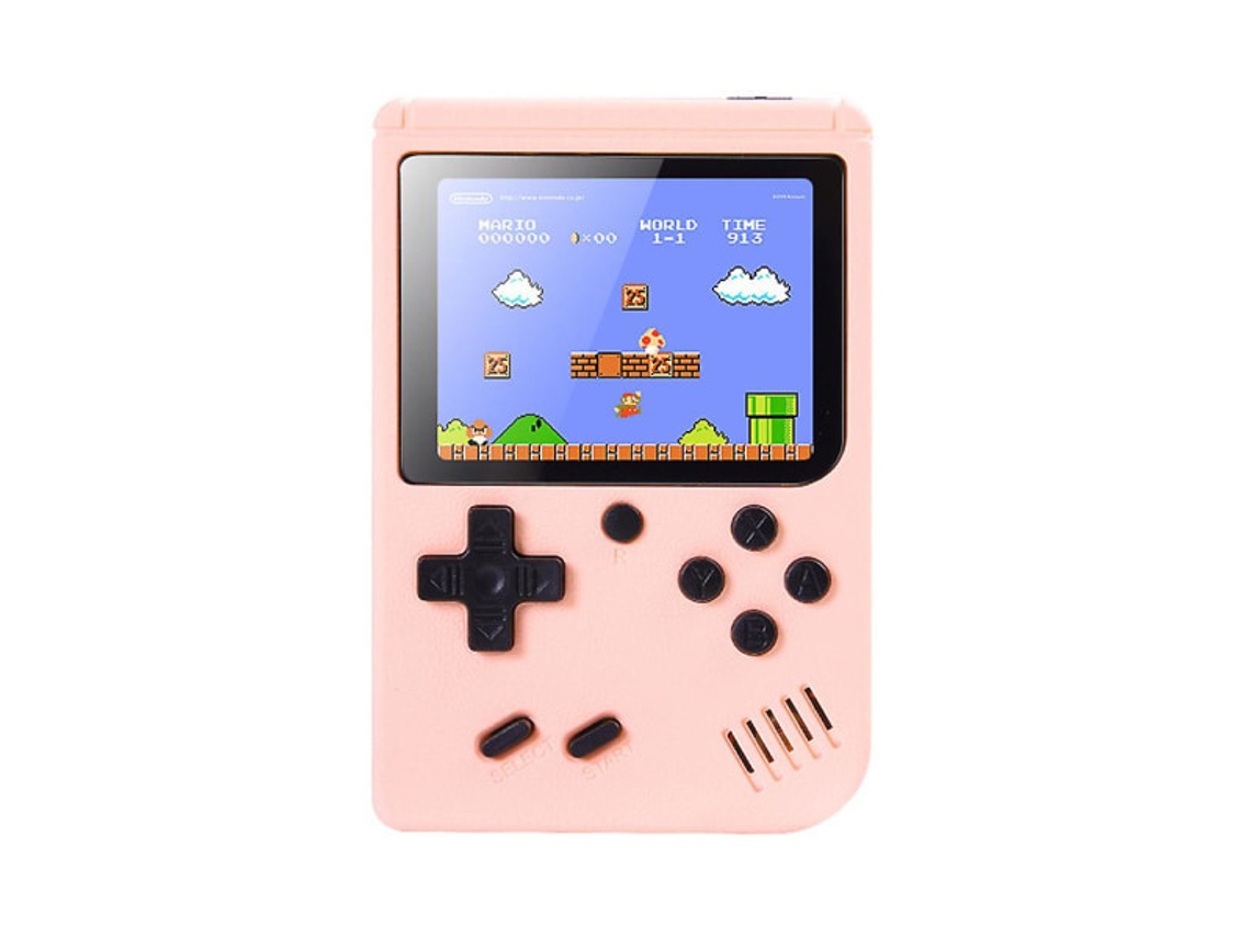 Console Portátil Retrô com 500 Títulos Clássicos AQUAFORGE