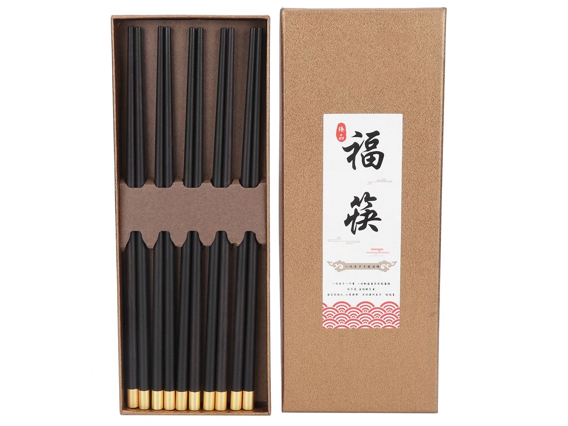 Conjunto de Palitos Chineses Reutilizáveis 5 pares | S/MARCA
