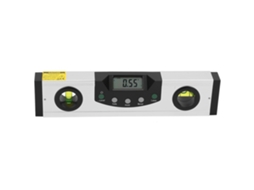 Régua Nível Laser Vermelho Magnética Com Lcd Protrator Inclinômetro 248mm